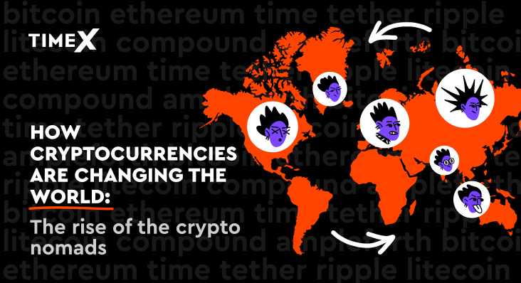Illustration, How Cryptocurrencies Are Changing The World The Rise Of The Crypto Nomads